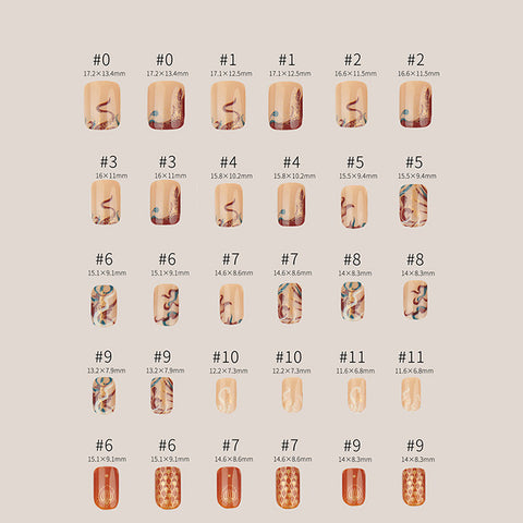 Vermilion Bird Artificial Nails Vermilion Bird Artificial Nails