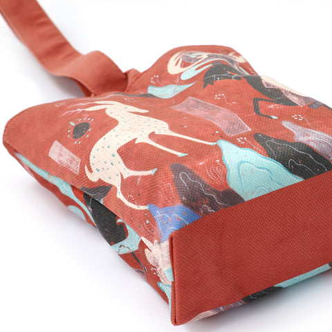 Nine-Colored Deer King Jataka Canvas Bag Nine-Colored Deer King Jataka Canvas Bag