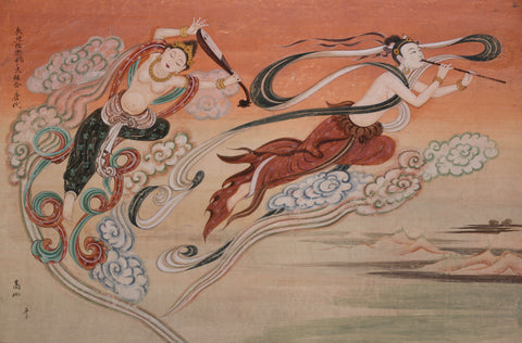 Feitian: Musician Apsaras Flying Feitian: Musician Apsaras Flying