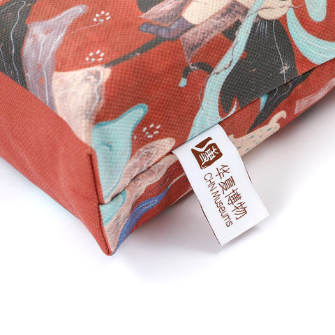 Nine-Colored Deer King Jataka Canvas Bag